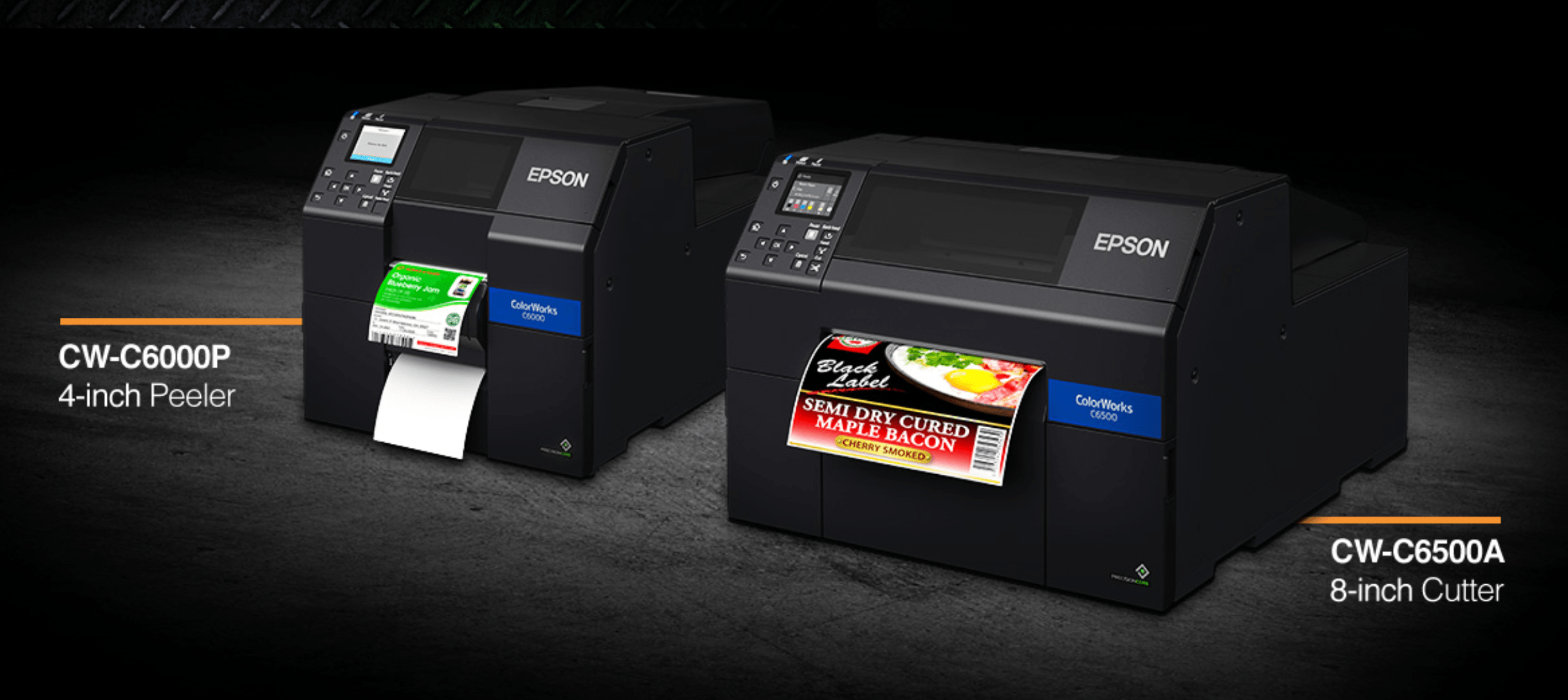 Epson C6000 and C6500 label printers